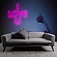 I LOVE U LED-Neonschild für Wohnzimmer und Schlafzimmer