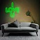 I LOVE U LED-Neonschild für Wohnzimmer und Schlafzimmer