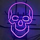 Totenkopf LED-Neonschild für Bar Club
