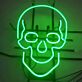 Totenkopf LED-Neonschild für Bar Club