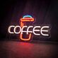 coffee LED-Neonschild für Café und Küche