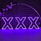 XXX LED-Neonschild für Bar und Club