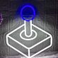 Retro Arcade Joystick LED-Neonschild für Gamingzimmer