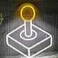 Retro Arcade Joystick LED-Neonschild für Gamingzimmer