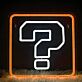 Fragezeichen Symbol LED-Neonschild für Gaming Bar