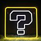Fragezeichen Symbol LED-Neonschild für Gaming Bar