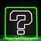 Fragezeichen Symbol LED-Neonschild für Gaming Bar
