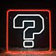 Fragezeichen Symbol LED-Neonschild für Gaming Bar