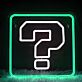 Fragezeichen Symbol LED-Neonschild für Gaming Bar