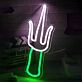 Handgeste Mittelfinger LED-Neonschild für Bar Club