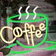 Kaffeetasse LED Neonschild für Café und Küche