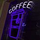 Kaffeebecher LED Neonschild für Café und Küche