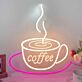 Kaffeetasse LED Neonschild für Café und Küche