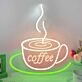 Kaffeetasse LED Neonschild für Café und Küche