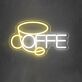 Coffee LED-Neonschild mit Kaffeetasse