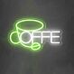 Coffee LED-Neonschild mit Kaffeetasse
