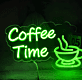 Customize But First Coffee Morning Neon Sign