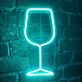 Weinglas LED-Neonschild für Bar und Restaurant