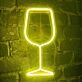 Weinglas LED-Neonschild für Bar und Restaurant