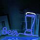 Bierglas LED Neonschild für Bar und Küche