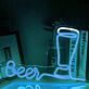 Bierglas LED Neonschild für Bar und Küche