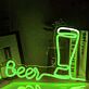 Bierglas LED Neonschild für Bar und Küche
