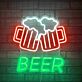 Bierkrüge LED Neonschild für Bar und Restaurant