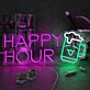 HAPPY HOUR LED-Neonschild für Bar und Club