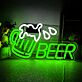Bierkrug mit Schaum LED Neonschild für Bar und Restaurant