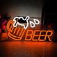 Bierkrug mit Schaum LED Neonschild für Bar und Restaurant