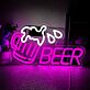 Bierkrug mit Schaum LED Neonschild für Bar und Restaurant