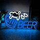Bierkrug mit Schaum LED Neonschild für Bar und Restaurant