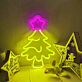 Weihnachtsbaum mit Stern LED-Neonschild Wohnzimmer Weihnachten