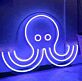 Oktopus LED-Neonschild für Wohnzimmer oder Bar