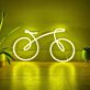 Fahrrad LED-Neonschild für Wohnzimmer oder Sportgeschäft