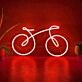 Fahrrad LED-Neonschild für Wohnzimmer oder Sportgeschäft