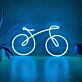 Fahrrad LED-Neonschild für Wohnzimmer oder Sportgeschäft