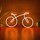 Fahrrad LED-Neonschild für Wohnzimmer oder Sportgeschäft