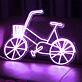Fahrrad LED Neonschild Wanddekoration für Bar Café Wohnzimmer