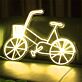 Fahrrad LED Neonschild Wanddekoration für Bar Café Wohnzimmer