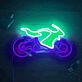 Sportmotorrad LED-Neonschild