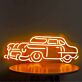 Oldtimer als LED-Neonschild