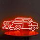 Oldtimer als LED-Neonschild