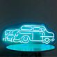Oldtimer als LED-Neonschild