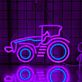 Traktor LED-Neonschild für Landwirtschaft oder Kinderzimmer