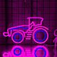 Traktor LED-Neonschild für Landwirtschaft oder Kinderzimmer