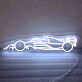 Formel 1 Rennwagen LED-Neonschild für Garage und Wohnzimmer
