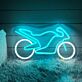Modernes Motorrad LED Neonschild als stilvolle Wanddekoration