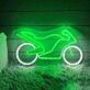 Modernes Motorrad LED Neonschild als stilvolle Wanddekoration