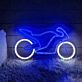 Modernes Motorrad LED Neonschild als stilvolle Wanddekoration